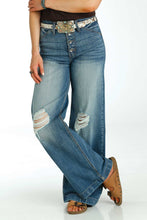 Load image into Gallery viewer, WOMEN'S SKYLAR WIDE LEG - MEDIUM STONEWASH