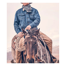 Load image into Gallery viewer, Men's Wrangler Blanket Lined Corduroy Collar Denim Jacket