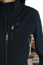 Load image into Gallery viewer, WOMEN'S CONCEALED CARRY BONDED JACKET - NAVY