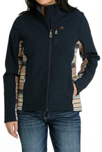 Load image into Gallery viewer, WOMEN'S CONCEALED CARRY BONDED JACKET - NAVY