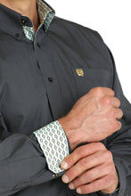 Load image into Gallery viewer, MEN'S SOLID BUTTON-DOWN WESTERN SHIRT - CHARCOAL