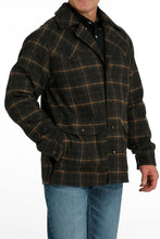 Load image into Gallery viewer, MEN'S PLAID RANCH COAT - BROWN