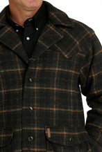 Load image into Gallery viewer, MEN'S PLAID RANCH COAT - BROWN