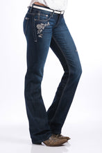 Load image into Gallery viewer, CRUEL GIRL WOMEN'S ABBY SLIM FIT JEAN - MEDIUM DARK RINSE