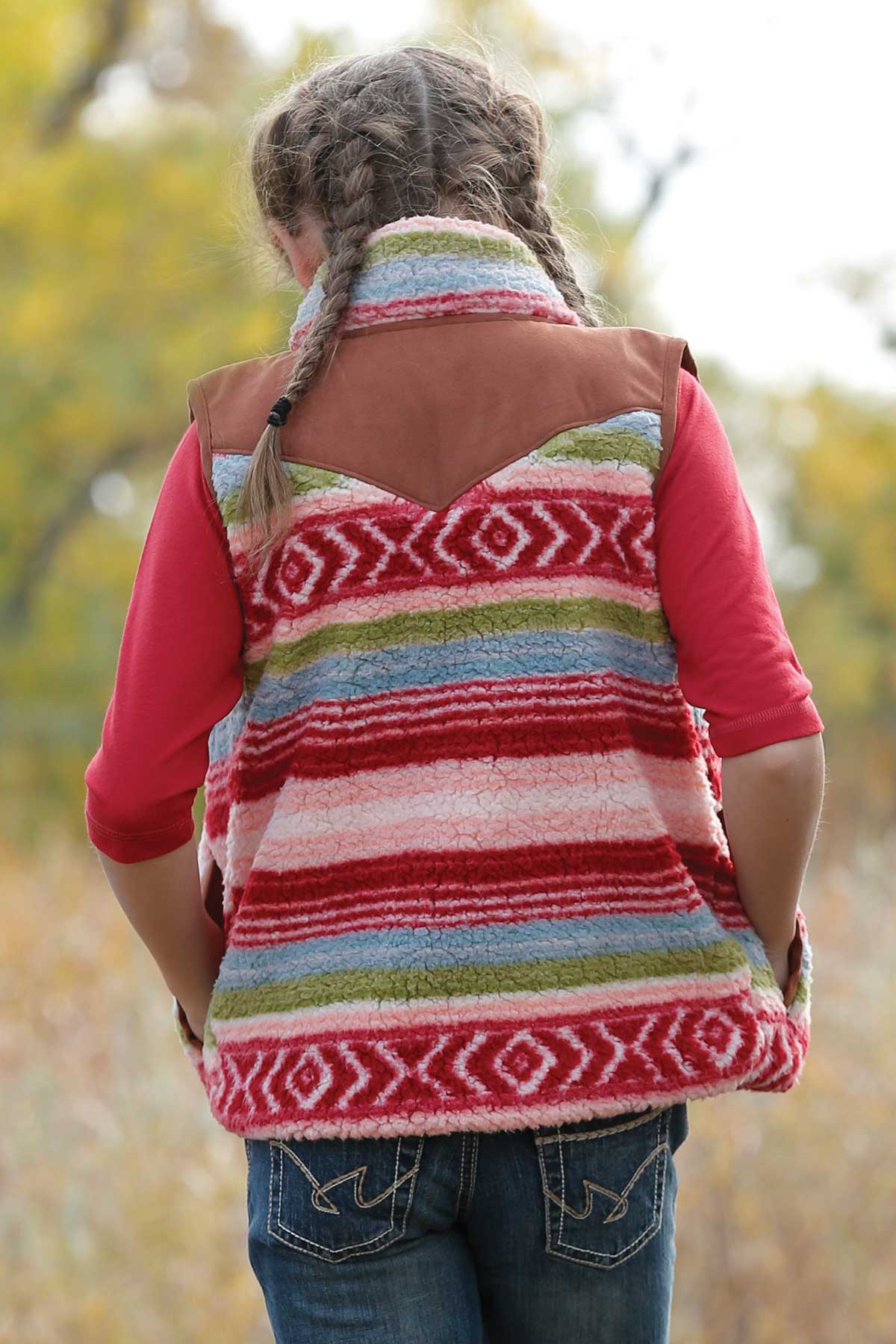 GIRLS SHERPA VEST – Saratoga Feed & Grain