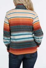 Load image into Gallery viewer, WOMEN'S CINCH MAK9820005 1/2 SNAP PRINTED FLEECE PULLOVER