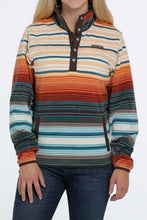 Load image into Gallery viewer, WOMEN'S CINCH MAK9820005 1/2 SNAP PRINTED FLEECE PULLOVER