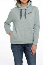 Load image into Gallery viewer, WOMEN'S HOODIE - HEATHER LIGHT BLUE