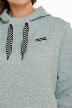 Load image into Gallery viewer, WOMEN'S HOODIE - HEATHER LIGHT BLUE