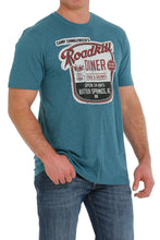 Load image into Gallery viewer, MEN'S ROADKILL DINER TEE - HEATHER BLUE