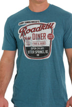 Load image into Gallery viewer, MEN'S ROADKILL DINER TEE - HEATHER BLUE