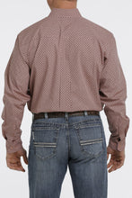 Load image into Gallery viewer, MEN'S PRINT BUTTON-DOWN WESTERN SHIRT - PINK