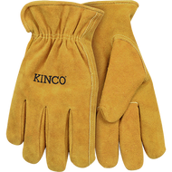 KINCO- Suede cowhide driver gloves