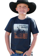 Cinch Boy's Navy Rodeo Short Sleeve Tee