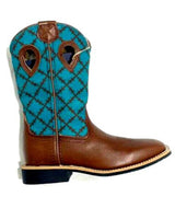 TWISTED X BOYS' TOP HAND WESTERN BOOTS - BROAD SQUARE TOE