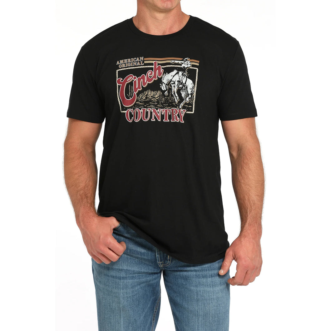 CINCH MEN'S BLACK T-SHIRT