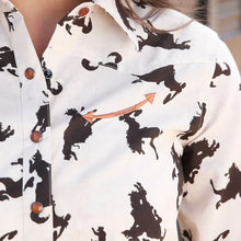 Load image into Gallery viewer, Cruel Girl Cream Bucking Horse Shirt
