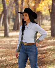 Load image into Gallery viewer, Cinch Womens L/S HYBRID  GREEN
