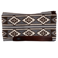 Fuse Navajo Felt Pad | Charcoal/Chocolate 3/4