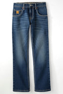 BOY'S SLIM FIT JEAN - DARK STONEWASH