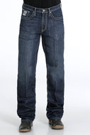 MEN'S RELAXED FIT WHITE LABEL PERFORMANCE DENIM - DARK STONEWASH