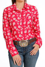 Load image into Gallery viewer, WOMEN&#39;S ARENAFLEX BUTTON-DOWN WESTERN SHIRT - PINK
