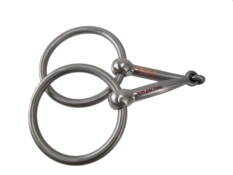 Equine Snaffle Bit #19 Loose Ring Snaffle By Tom Balding