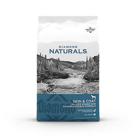 DIAMOND NATURALS Skin and Coat All Life Stages Dog Salmon and Potato Formula Dry Dog Food, 30 lb
