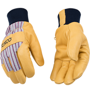 KINCO LINED PREMIUM GRAIN PIGSKIN PALM WITH KNIT WRIST 1927KW
