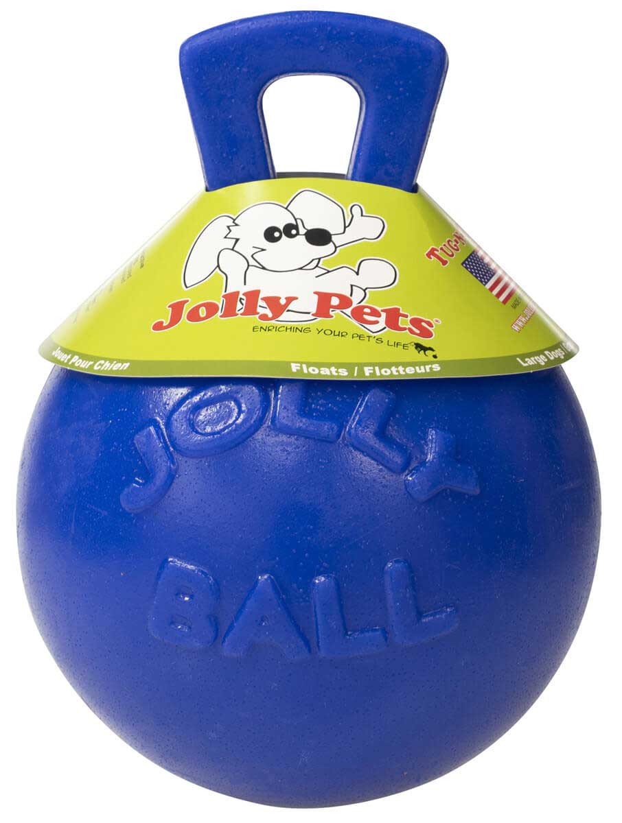 The Tug-N-Toss Jolly Ball for Dogs