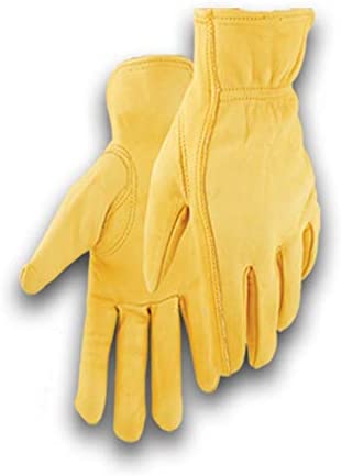 KIDS Golden Stag Work Glove Heavy Duty Kids Premium Deerskin Glove