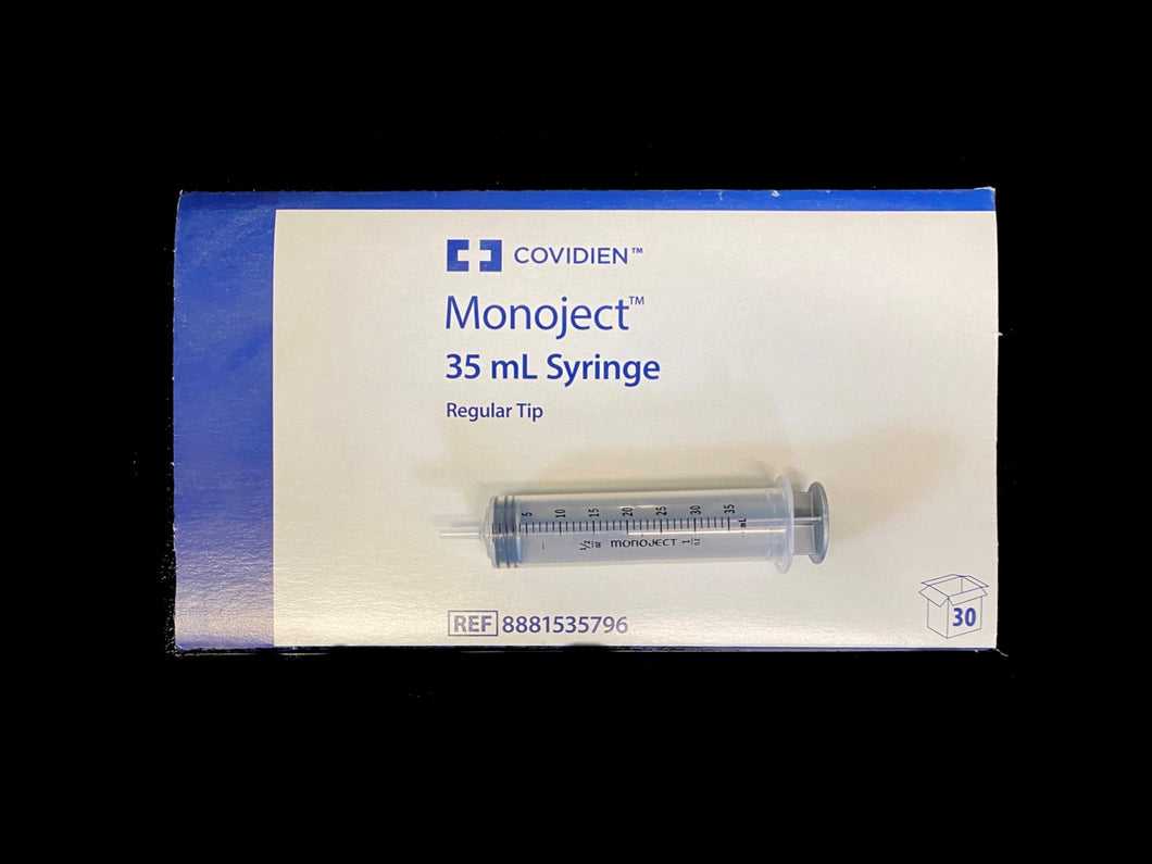 Covidien Monoject 35 mL Syringes BOX OF 30