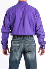 Load image into Gallery viewer, CINCH - MENS SOLID PURPLE BUTTON-DOWN WESTERN SHIRT
