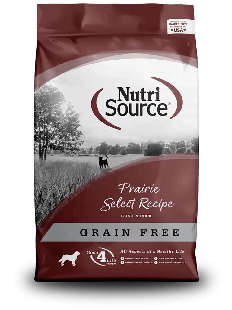 Nutrisource Grain Free Prairie Select Dry Dog Food 15lb Bag