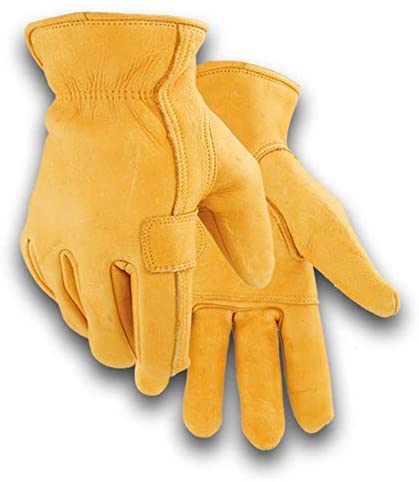 Golden Stag Work Glove Heavy Duty Patch Palm Deerskin Glove