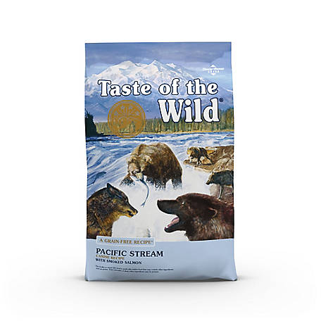 Taste of the Wild Pacific Stream Canine Formula with Smoked Salmon Dry Dog Food, 28 lb. Bag,