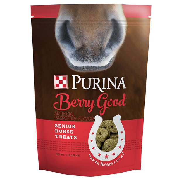 Purina Animal Nutrition Purina Berry Good Senior Horse Treats 3lbs