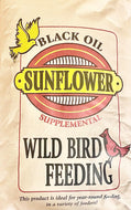 BLACK OIL SUNFLOWER WILD BIRD FEEDING 25LB