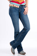 WOMEN'S CRUEL GIRL ABBY SLIM FIT JEAN MEDIUM STONEWASH