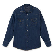 WRANGLER COWBOY CUT WESTERN SNAP DENIM - MENS SHIRT - MS1041D