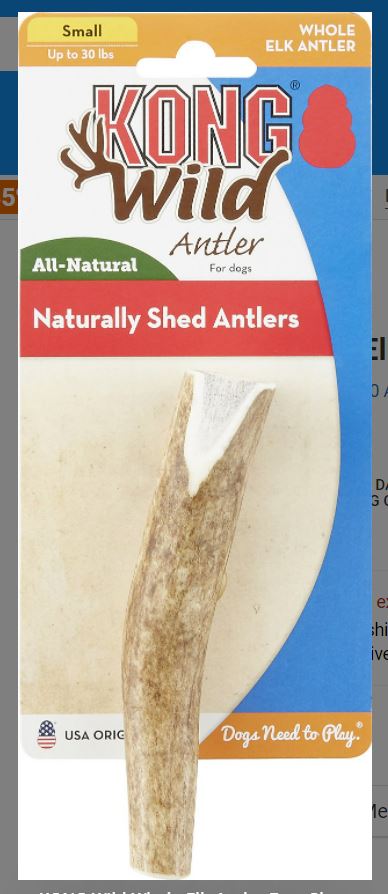 Kong Wild Antler Chews All Natural Small