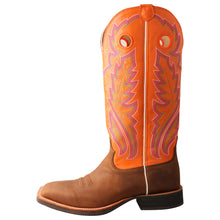 Load image into Gallery viewer, MEN&#39;S TWISTED X 16&quot; Buckaroo - Oiled Chocolate &amp; Orange
