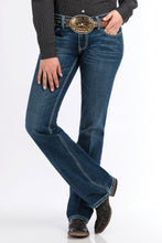 Load image into Gallery viewer, CINCH WOMEN&#39;S ADA MID-RISE MEDIUM WASH RELAXED FIT BOOT CUT JEANS
