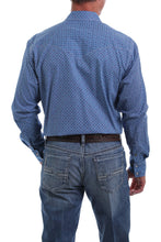 Load image into Gallery viewer, Men&#39;s Modern Fit Blue Long Sleeve Shirt By Cinch
