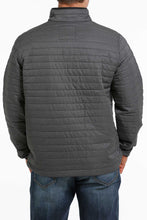 Load image into Gallery viewer, MEN&#39;S 1/2 ZIP QUILTED PULLOVER - CHARCOAL
