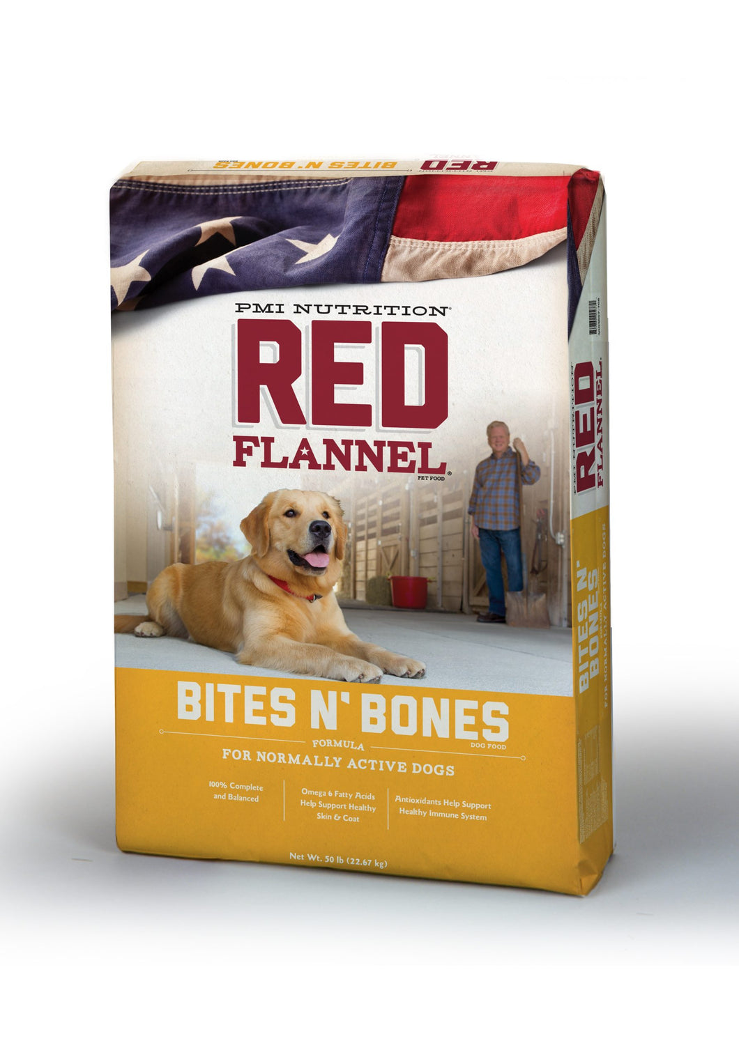 Red Flannel Bites N’ Bones Dog Food, 50 lb IN STORE ONLY