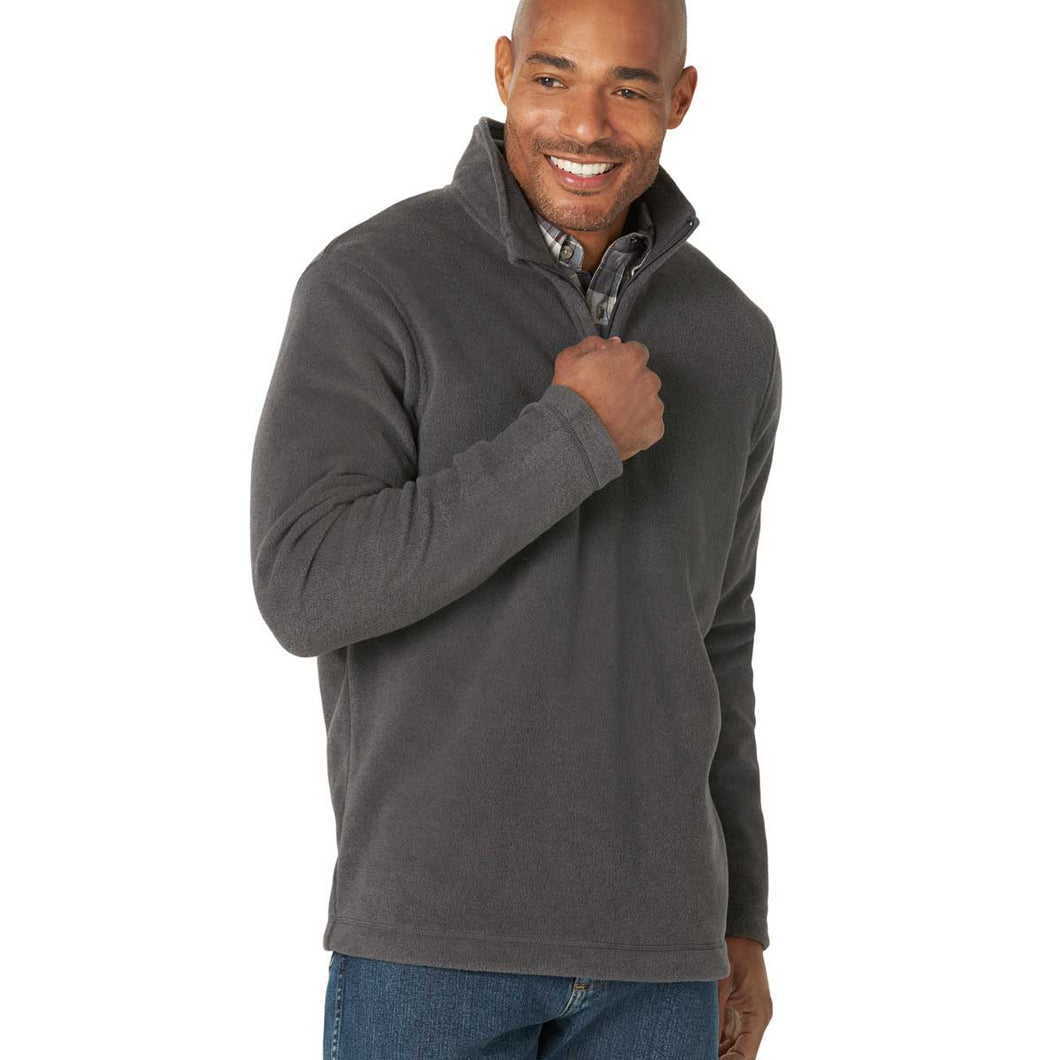 Wrangler Men's Rugged Wear Long Sleeve Quarter-Zip Pullover - Dark Sapphire