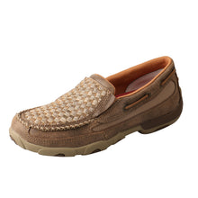 Load image into Gallery viewer, Women&#39;s Slip-On Driving Moc - Bomber &amp; Dusty Tan
