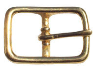 Walsall Hardware Solid Brass Center Bar Buckle 3/4