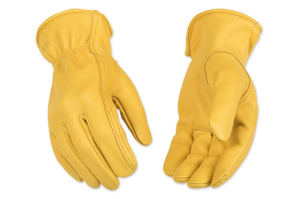 Kinco Unlined Grain Deerskin Leather Driver Gloves